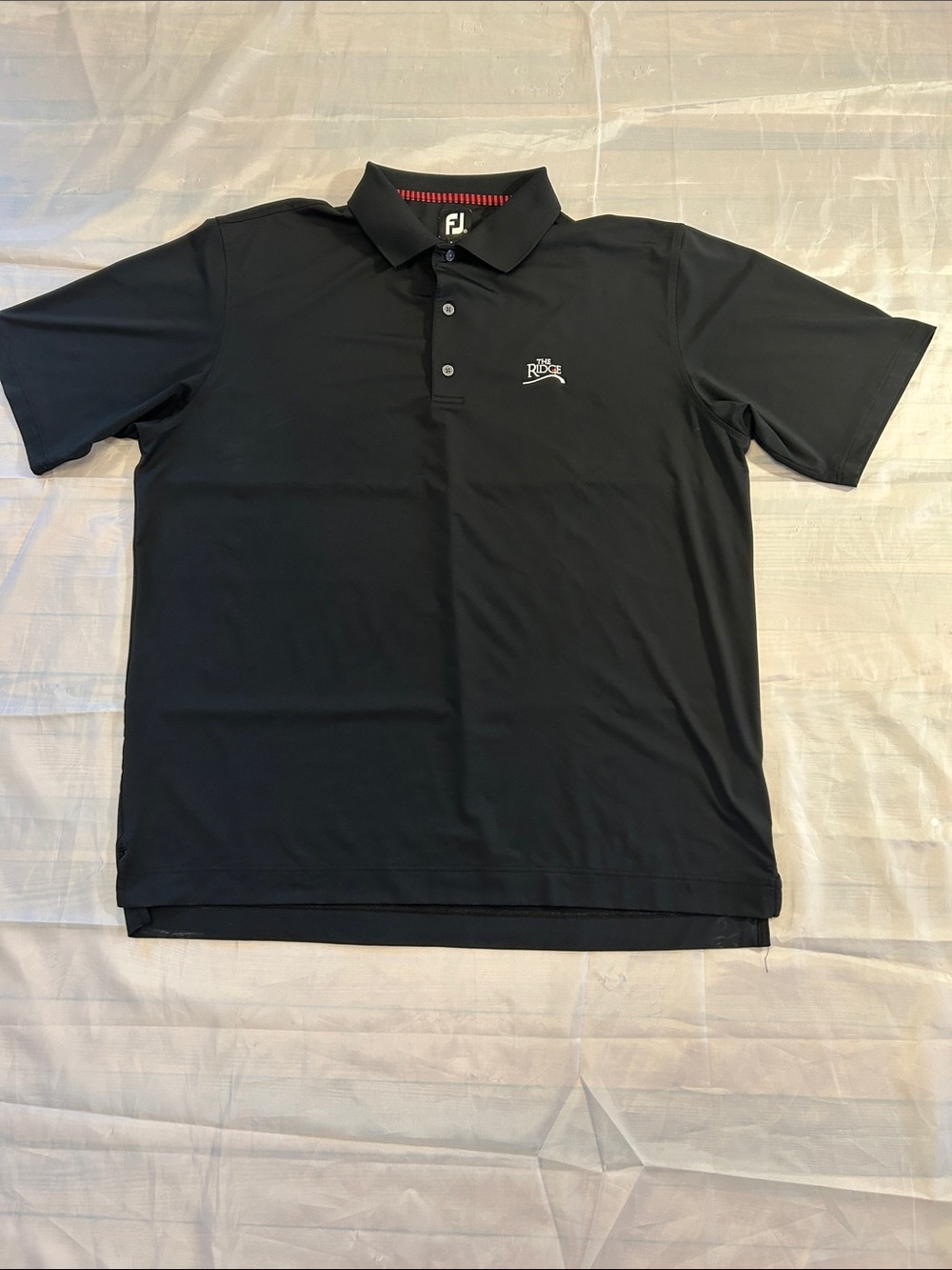 FootJoy Black Men’s Performance Polo with Subtle Logo